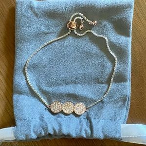 Silver & rose gold bracelet